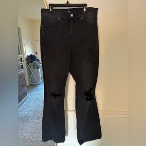 Express Women's Boot Cut Jeans - Black